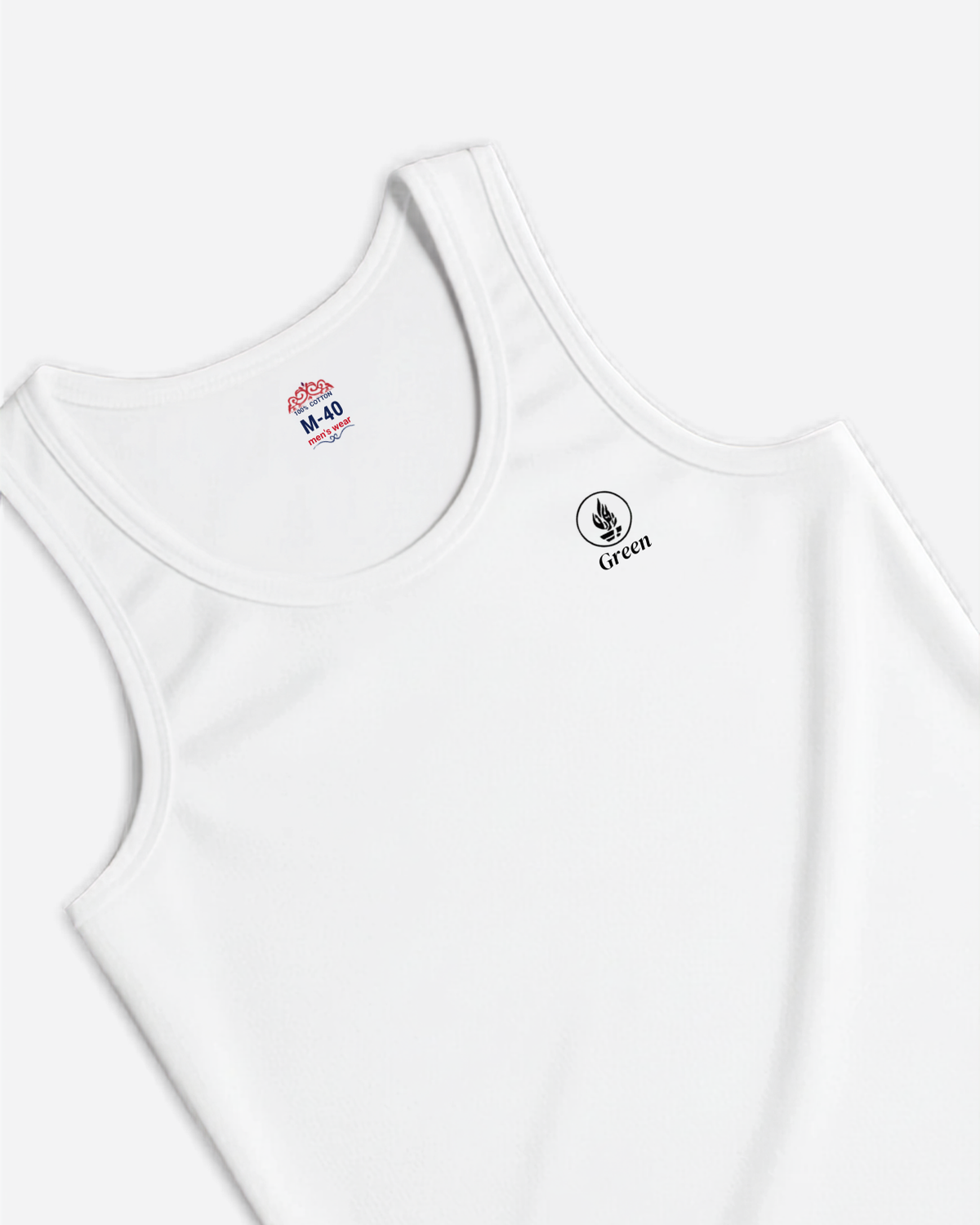 Mens Sleeveless Vest - 100% Combed Cotton