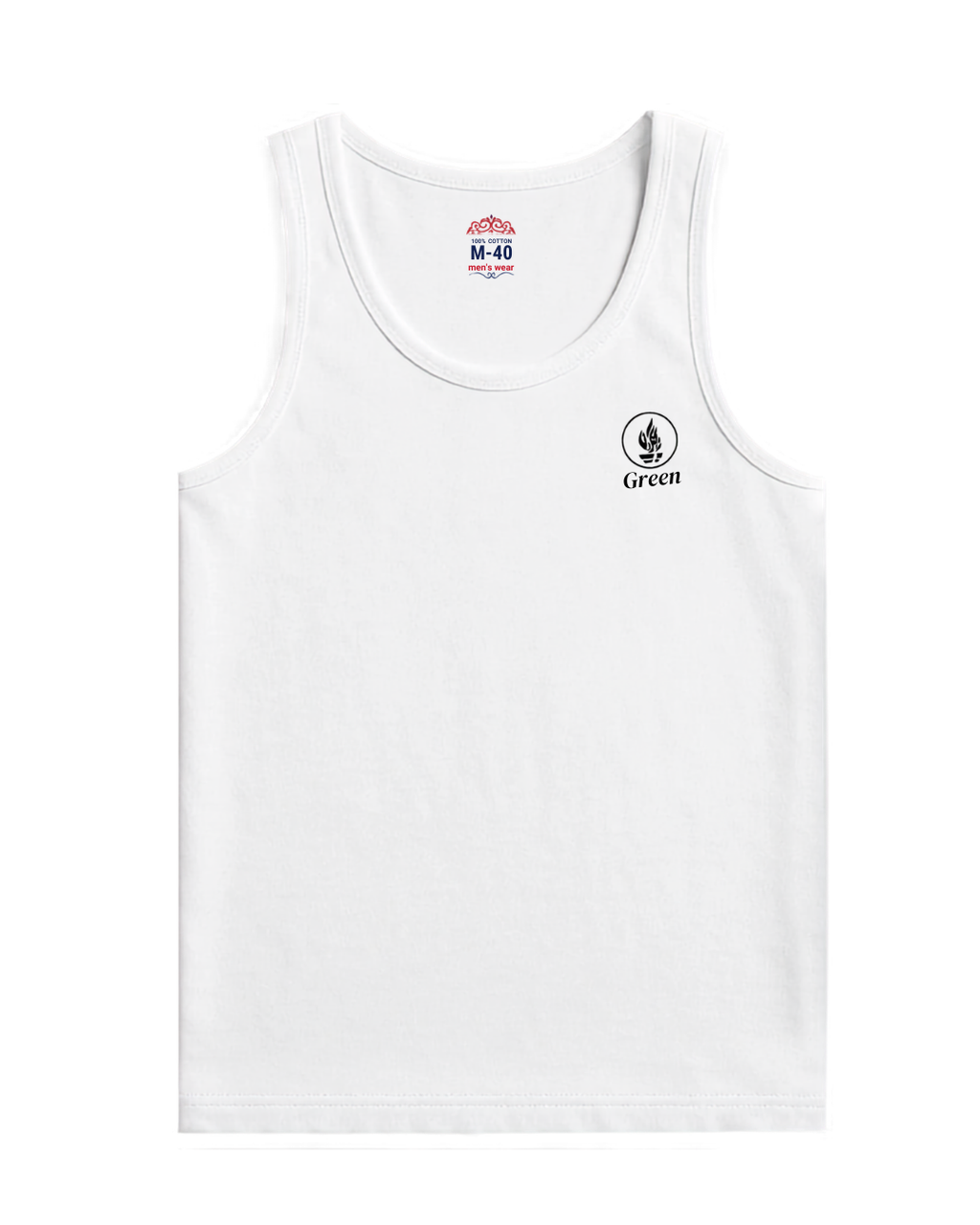 Mens Sleeveless Vest - 100% Combed Cotton